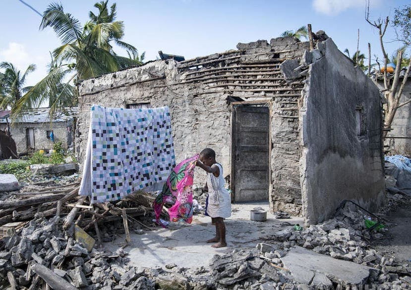 世界で最も災害の多い国、
モザンビークを襲ったサイクロン